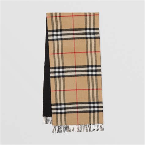 burberry reversible monogram cashmere scarf|burberry cashmere check scarf price.